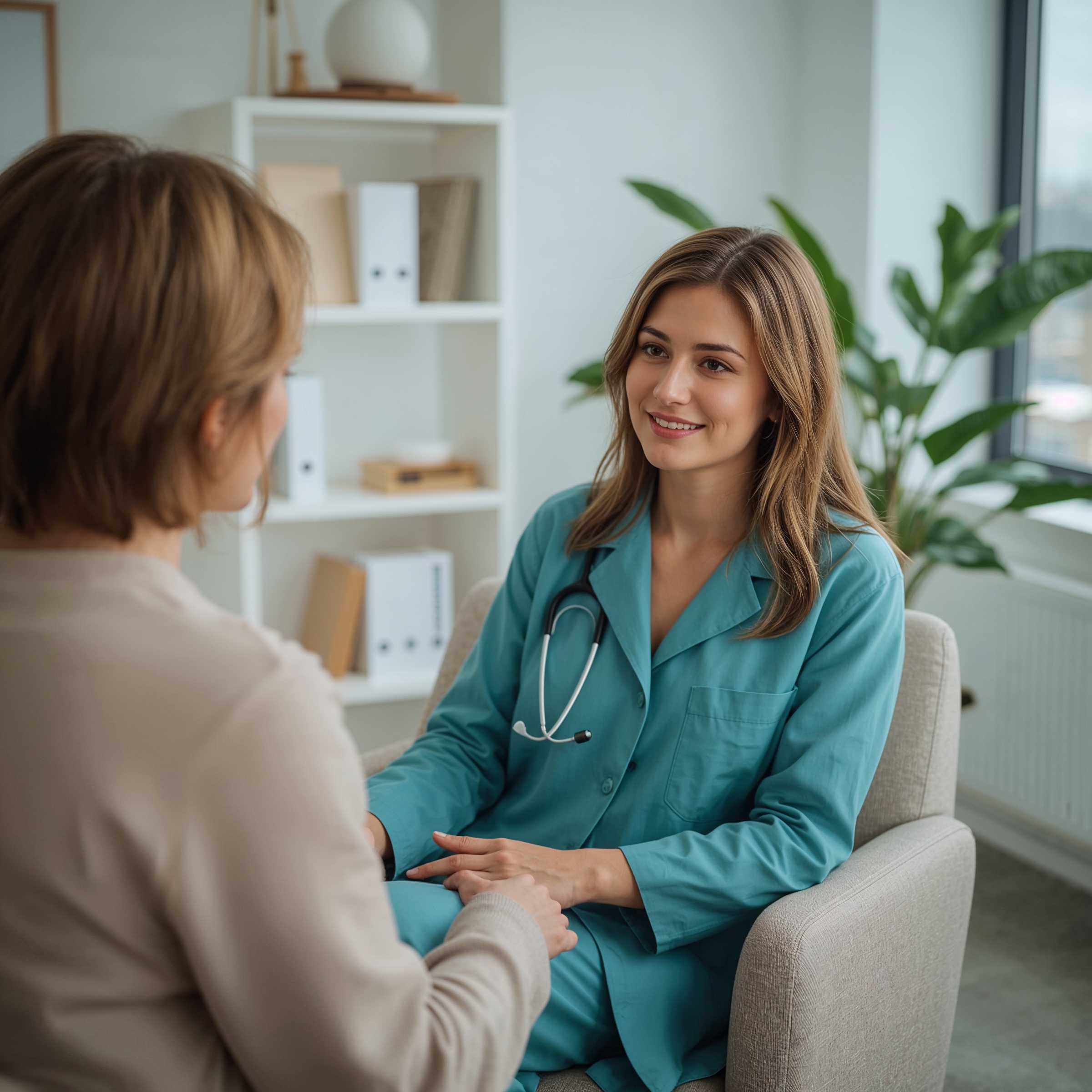 Врач в беседе с пациентом